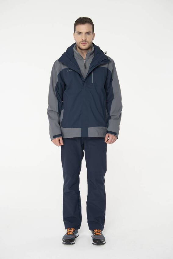 2AS Elbruz 3in1 Erkek Ceket Navy