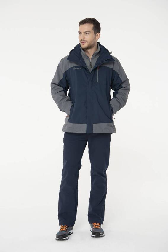 2AS Elbruz 3in1 Erkek Ceket Navy