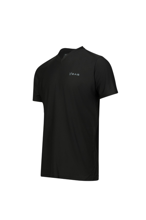 Elba V Yaka Siyah T-Shirt - 2