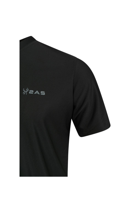 Elba V Yaka Siyah T-Shirt - 3