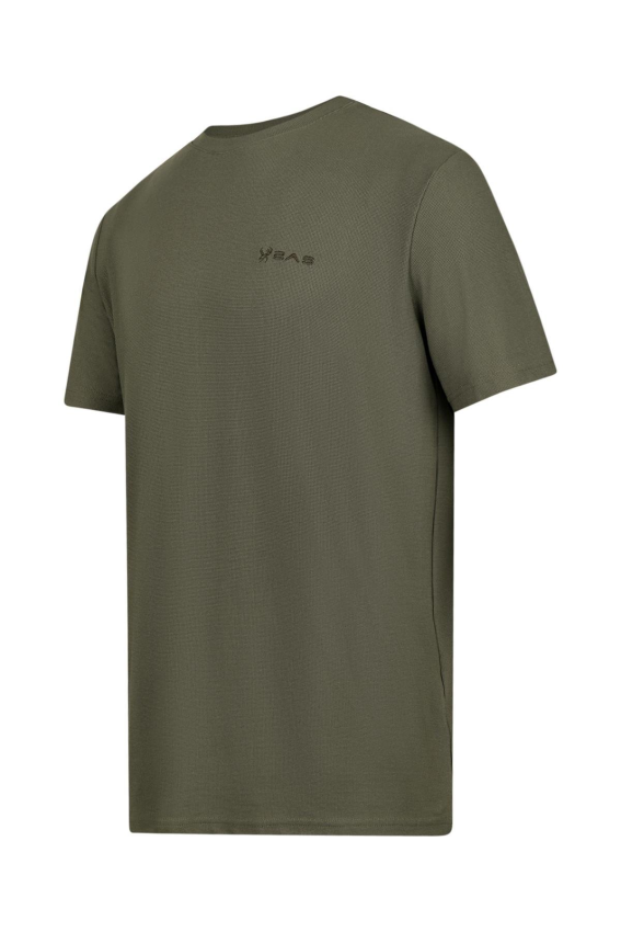 Kalei Sıfır Yaka Haki T-Shirt - 2