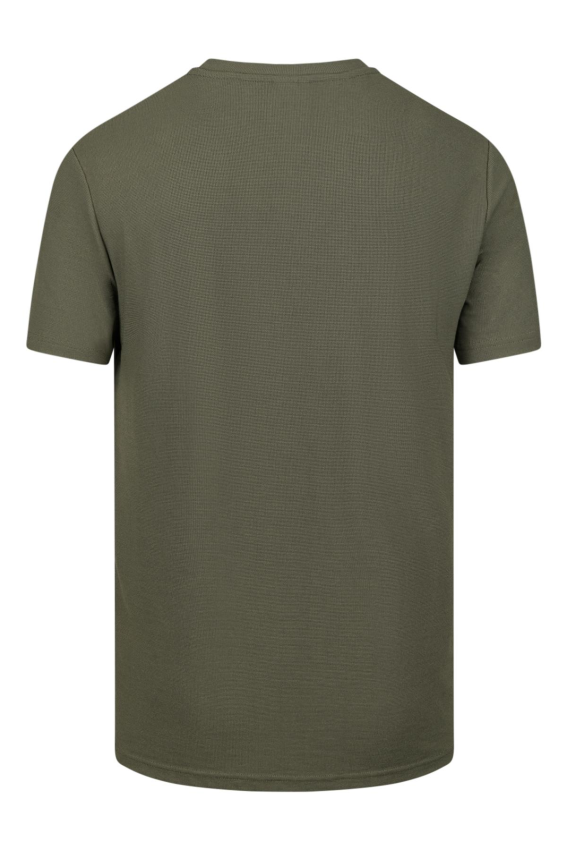 Kalei Sıfır Yaka Haki T-Shirt - 4