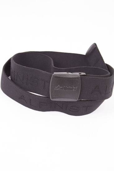 Alpinist Stretch Webbing Kemer Siyah - Thumbnail