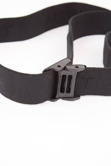 Alpinist Stretch Webbing Kemer Siyah - Thumbnail