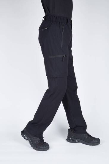 Alpinist Rogue Erkek Convertible Pantolon Siyah - Thumbnail