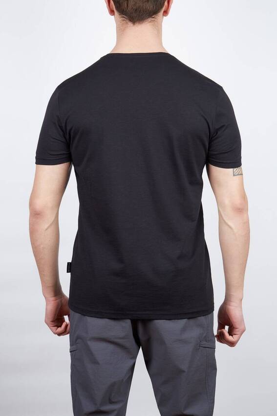 Alpinist Albino Basic T-Shirt Siyah - 3