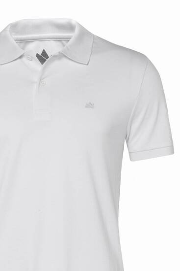 Alpinist Explore Polo T-Shirt BEYAZ - Thumbnail