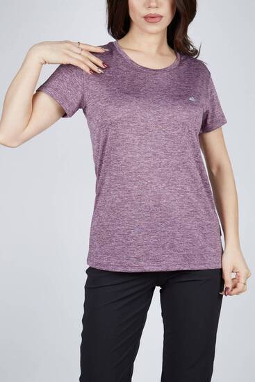 Alpinist Lumi Kadın T-Shirt Eflatun - Thumbnail