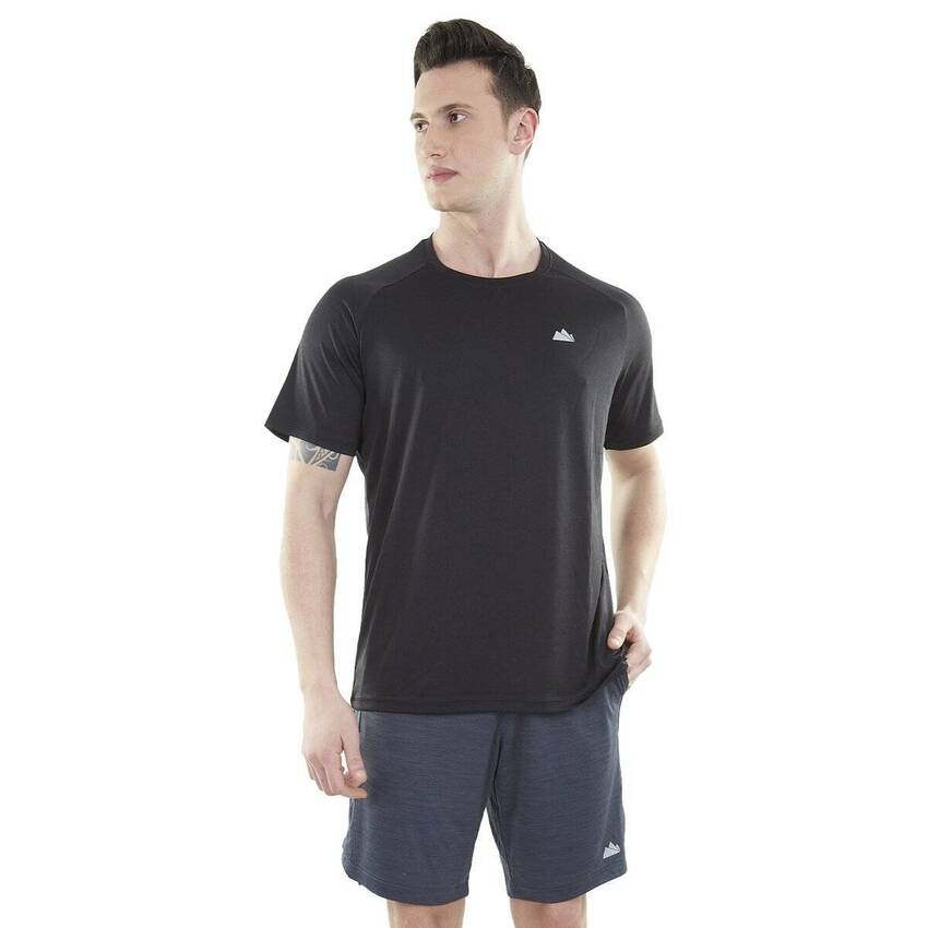 Alpinist Mission Ultra Dry Erkek T-Shirt Siyah