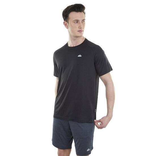 Alpinist Mission Ultra Dry Erkek T-Shirt Siyah - Thumbnail