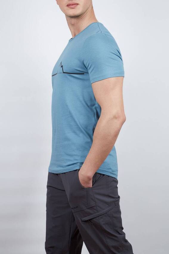 Alpinist Nordic Erkek T-Shirt S.Blue - 3