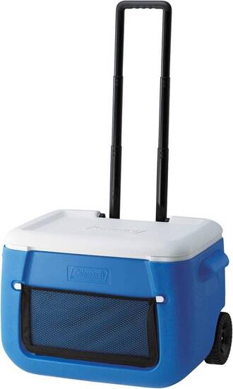 Coleman Poly-Lite Wheeled Mesh 50 QT Tekerlekli Soğutucu Buzluk 47.3 Lt - Thumbnail