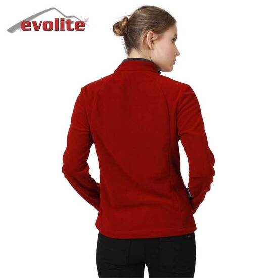 Evolite Fuga Bayan Mikro Polar Sweater - Bordo - Thumbnail