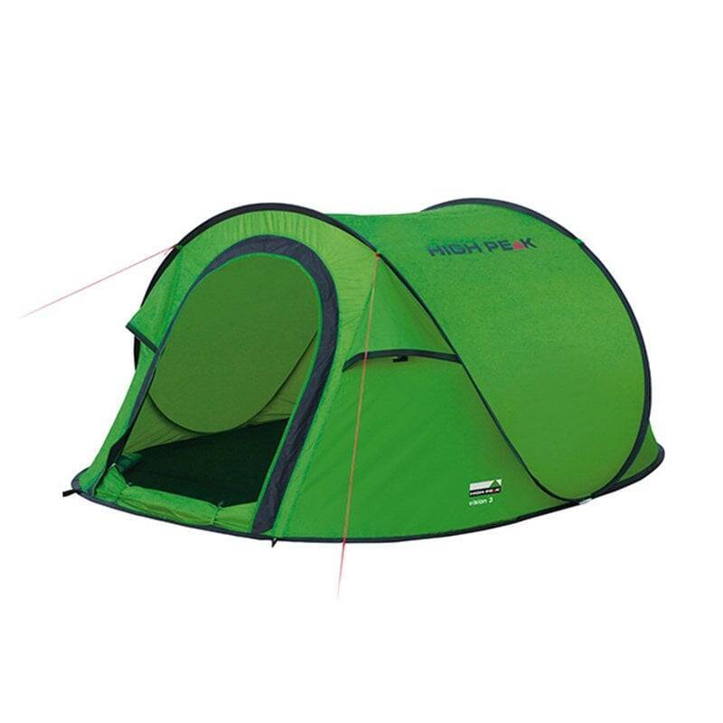 High Peak Vision 3 Kişilik Kamp Çadırı - Yeşil