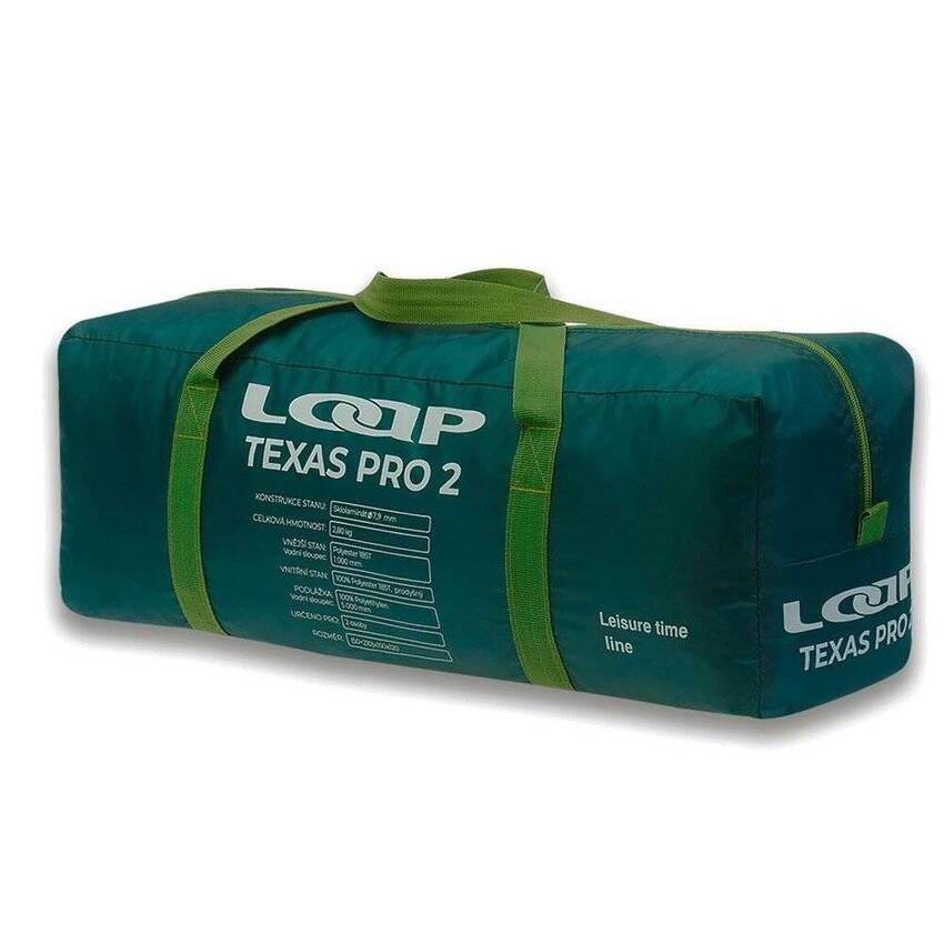 Loap Texas Pro 2 Kişilik Kamp Çadırı Yeşil