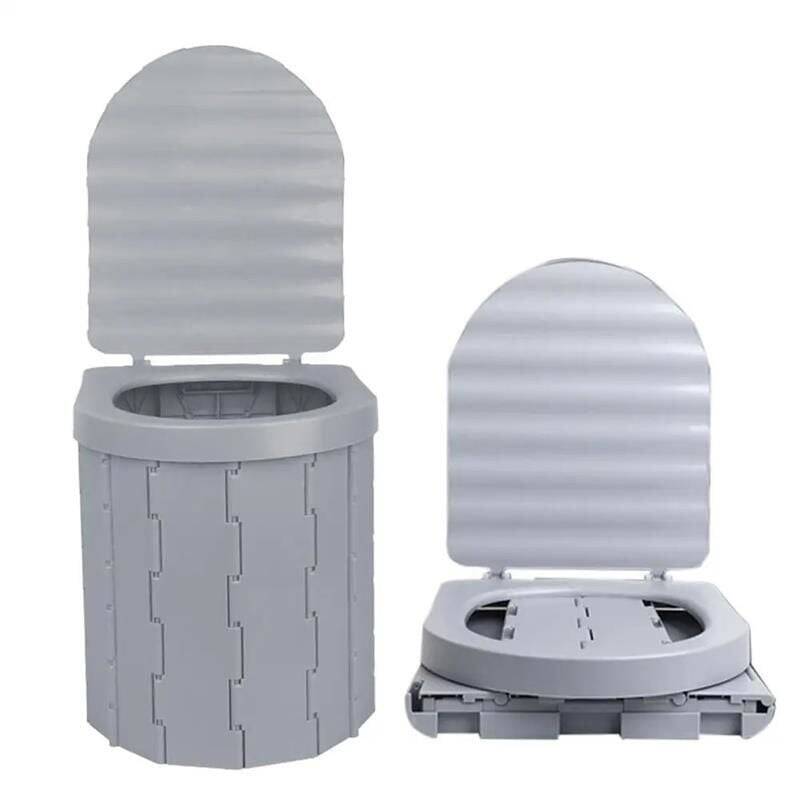 Madfox Bi-Pot Katlanır Portatif Kamp Tuvaleti [WC] GRİ - 1