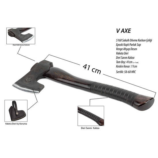 V Axe 41 cm Kamp Baltası - Thumbnail
