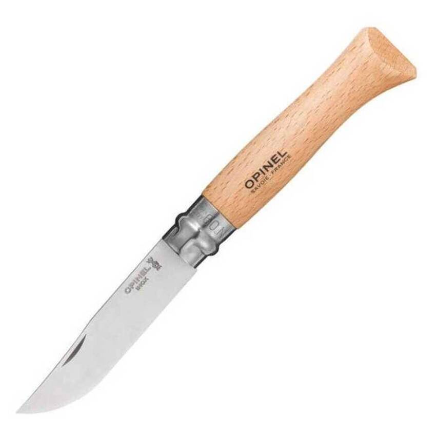 Opinel Inox 9 No Kayın Saplı Paslanmaz Çelik Çakı - 4