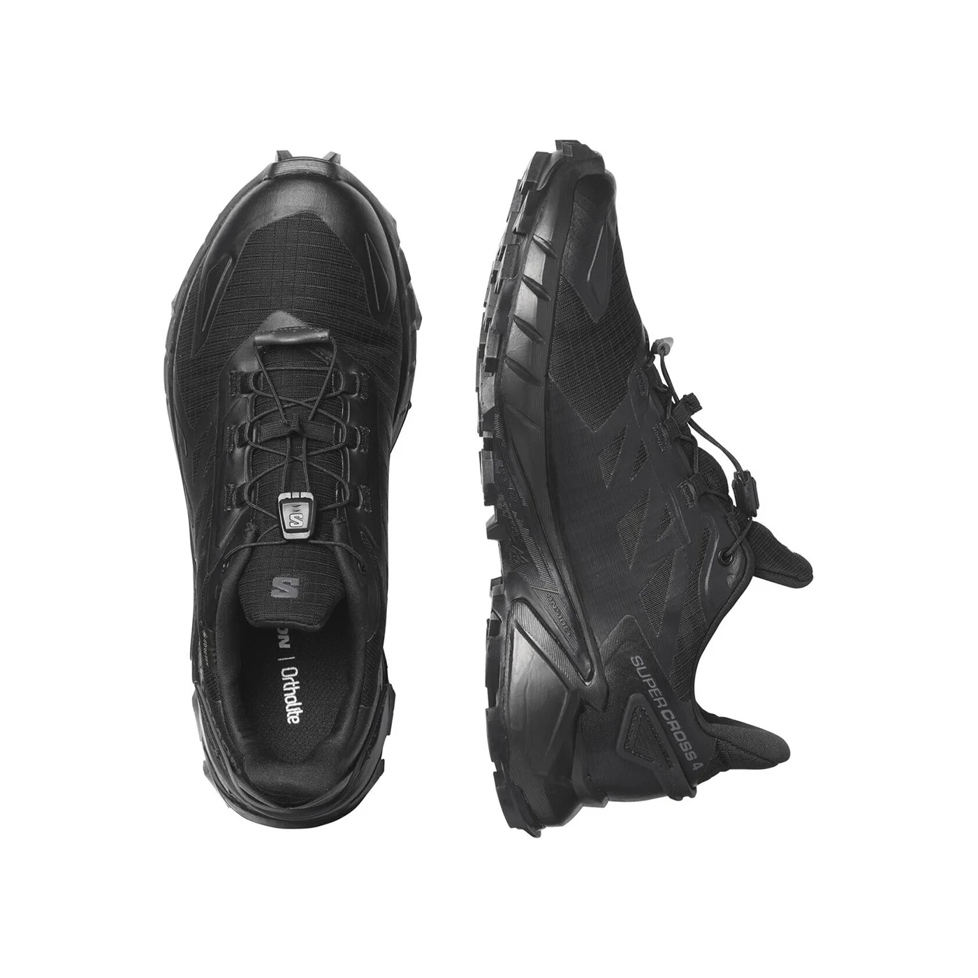 Salomon Supercross 4 Gore-Tex Kadın Patika Koşu Ayakkabısı - SİYAH
