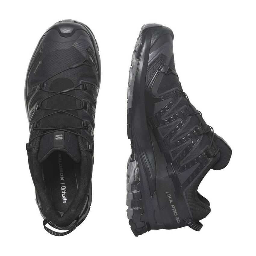 Salomon Xa Pro 3D V9 Gore-Tex Erkek Patika Koşu Ayakkabısı - Siyah - 4