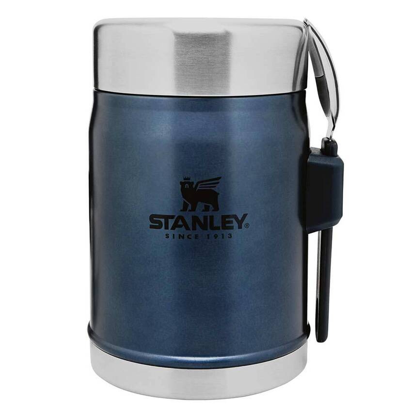 Stanley Klasik Paslanmaz Çelik Yemek Termosu Kaşıklı Lacivert 0,40 - 5