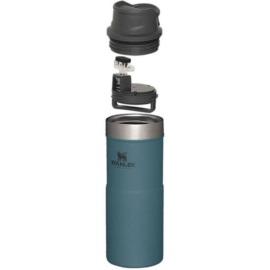 Stanley Klasik Trigger-Action Termos Bardak 0.35 LT-Petrol - Thumbnail