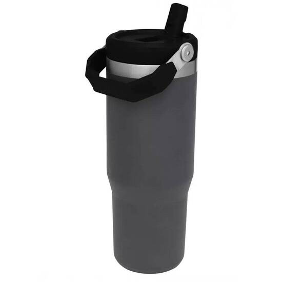 Stanley The IceFlow Flip Straw Pipetli Termos Bardak 0,89 LT-FÜME - Thumbnail