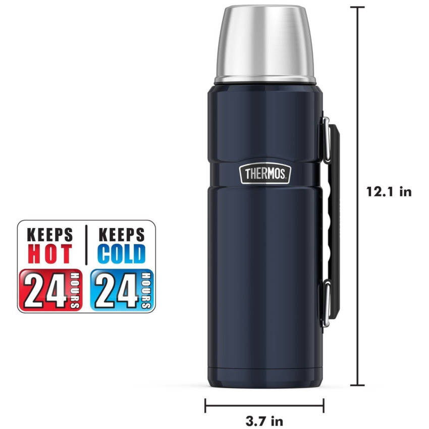 Thermos SK2020 Staınless King X Large 2 Lt Midnight Blue - 5