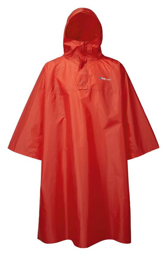 Deluxe Poncho Red