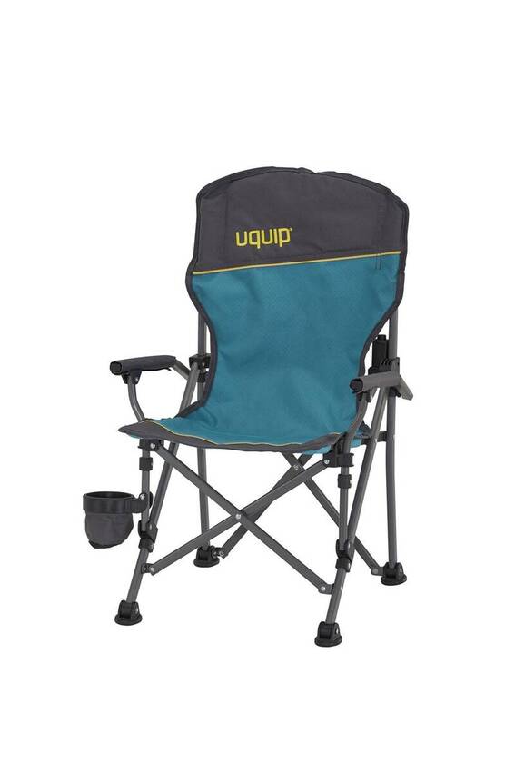 UQUIP Kirby Yüksek Konforlu & Takviyeli Katlanır Çocuk Kamp Sandalyesi Petrol - 1