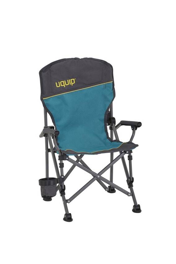 UQUIP Kirby Yüksek Konforlu & Takviyeli Katlanır Çocuk Kamp Sandalyesi Petrol - 4