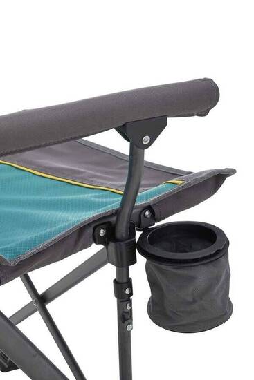 Uquip Roxy Yüksek Konforlu & Takviyeli Katlanır Kamp Sandalyesi Petrol - Thumbnail