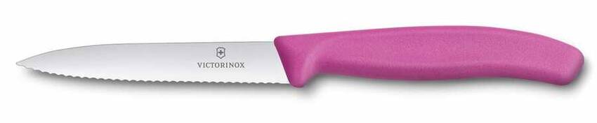 Victorinox 6.7736.L5 SwissClassic 10cm Tırtıklı Soyma Bıçağı